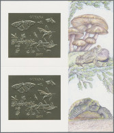 Thematics: Animals-insects: 1994, Fauna GOLD And SILVER Miniature Sheets Set Of - Otros & Sin Clasificación