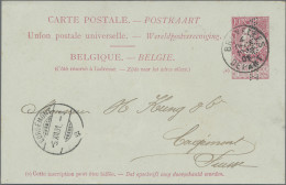 Belgium - Postal Stationery: 1900 Postal Stationery Card 'King Leopold II.' 10c. - Otros & Sin Clasificación