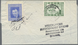 Belgium - Specialities: 1951, De Bruijn Rocket Flight With Blue Vignette And Mai - Sonstige