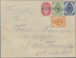 Finland: 1906 Cover From Huutijärvi To A German Currently At Tammerfors Station - Cartas & Documentos