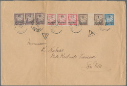 French PO In Egypt - Postage Dues: 1922 Cover Addressed To 'E. Nahas, Poste Rest - Autres & Non Classés