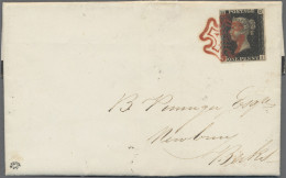 Great Britain: 1840, 1 D Intense Black, Plate 6, Large Regular Margins, Lettered - Otros & Sin Clasificación