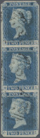 Great Britain: 1841, 2d. Violet-blue On Thick Lavender-tinted Paper, Plate 4, Le - Oblitérés