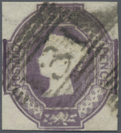 Great Britain: 1854, Embossed 6d. Purple, Bright Colour And Close To Full Margin - Oblitérés