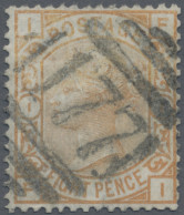 Great Britain: 1876 8d. Orange With WATERMARK INVERTED, Lettered F-I, Pl.1, Used - Andere & Zonder Classificatie