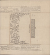 Great Britain - Postal Stationary: 1840, Mulready 1d. Lettersheet, Two Pieces Wi - 1840 Enveloppes Mulready