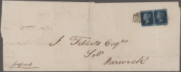 Great Britain - Post Marks: 1843 "Coventry" Maltese Cross Used As Obliterator On - Postmark Collection