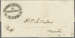 Italy -  Pre Adhesives  / Stampless Covers: 1860, Emilia, Provisional Government - ...-1850 Voorfilatelie