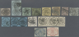 Italian States - Papal State: 1852, 1 B - 1 Sc, 11 Values, Mixed Quality, The 50 - Kerkelijke Staten