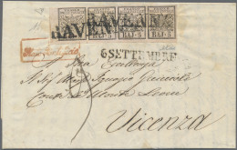 Italian States - Papal State: 1852, 5 Baj. (1852 Ravenna - Ferrara - Padova - Vi - Kerkelijke Staten