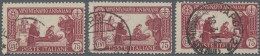 Italy: 1931, 75 C "S. Antonio" Perforation 12 (instead Of 14), Three Items, All - Gebraucht