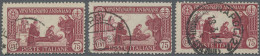 Italy: 1931, 75 C "S. Antonio" Perforation 12 (instead Of 14), Three Items, All - Usados