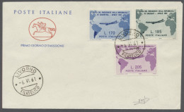 Italy: 1961, Reise Des Italienischen Staatspräsidenten Nach Südamerika, Der Ursp - 1961-70: Marcophilie