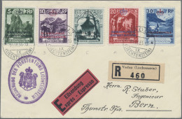 Liechtenstein - Dienstmarken: 1933, Dienstmarken I 5-35 Rp. In Verschiedenen Zäh - Oficial