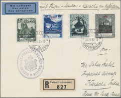 Liechtenstein - Dienstmarken: 1935, Dienstmarken 5, 30, 35 Rp. Und 60 Rp. Auf R- - Service