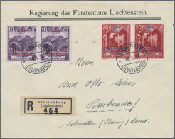 Liechtenstein - Dienstmarken: 1932, Dienstmarken 10 Rp. Gez.A Und 20 Rp. Gez. A - Servizio