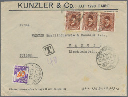 Liechtenstein - Portomarken: 1929/1934, Portomarken II, Ziffer Im Band 5,10,20,2 - Postage Due