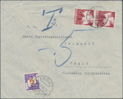 Liechtenstein - Portomarken: 1936, Nachportomarke Ziffer Im Band, 5 Rp. Mit PF " - Taxe