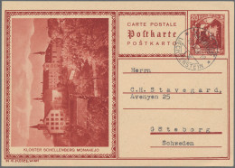 Liechtenstein - Ganzsachen: 1930, 20 Rp. Schlosshof Bild Schellenberg, Sehr Saub - Enteros Postales