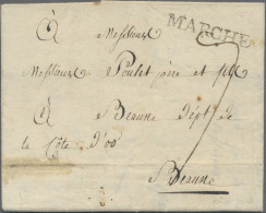 Luxembourg -  Pre Adhesives  / Stampless Covers: 1818/1837, MARCHE, Two Entire L - ...-1852 Préphilatélie