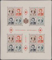 Monaco: 1949 Two Red Cross Souvenir Sheets, One Imperf, The Other Perf., Mint Wi - Nuevos