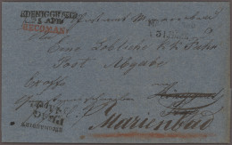 Österreich - Vorphilatelie: 1848, Quästionsschreiben Für Einen Brief Beschwert M - ...-1850 Prefilatelía