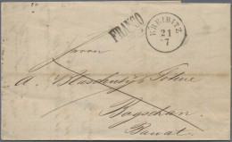 Österreich - Vorphilatelie: 1866, Franco-Brief Von Kreibitz über Prag, Wien Und - ...-1850 Prefilatelía