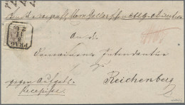 Österreich: 1850, 6 Kr. Braun, Handpapier, Type III, Zwei Exemplare In Verschied - Brieven En Documenten