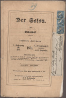 Österreich: 1851, 0,6 Kr Blau In Der Seltenen Type II B, Waagerechter Dreierstre - Lettres & Documents