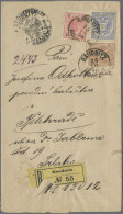 Österreich: 1883/1890, 2 Kr U. 10 Kr 'Doppeladler' Sowie 5 Kr 'Franz-Josef' Auf - Brieven En Documenten