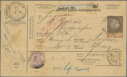 Österreich: 1883, Doppeladler, 50 Kr. Mittelviolettbraun/schwarz, Gut Gezähntes - Lettres & Documents