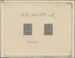Österreich: 1899, 2 Und 4 Kronen Kaiser Franz Joeph Als Schwarzer Einzelabzug Au - Unused Stamps