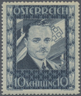 Österreich: 1936, 10 Sch. Dollfuß Postfrisch, Unsigniert. Mi. 1.400,- €. - Ongebruikt