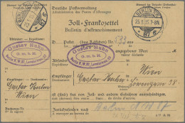 Österreich - Portomarken: 1908, 25 H., Rückseitig Geklebt Als Einzelfrankatur Au - Postage Due