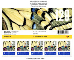 Switzerland 2024 Naturmuster Motifs Naturels Motivi Naturali Natural Patterns Schmetterling Papillon Farfalla Butterfly - Unused Stamps