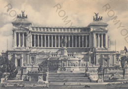 CARTOLINA  ROMA,LAZIO-MONUMENTO A VITTORIO EMANUELE-STORIA,MEMORIA,CULTURA,CRISTIANESIMO,BELLA ITALIA,NON VIAGGIATA - Altare Della Patria