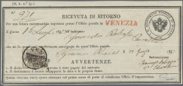 Österreich - Lombardei Und Venetien: 1850, 30 C Dunkelbraun, Type I, Handpapier, - Lombardo-Vénétie