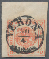 Österreich - Lombardei Und Venetien - Zeitungsstempelmarken: 1859, 2 Kr Rot, Rec - Lombardije-Venetië