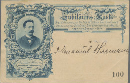 Österreich - Privatganzsachen: 1895, Privatganzsachenkarte 2 Kr. Braun "Jubiläum - Sonstige & Ohne Zuordnung