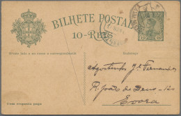 Portugal - Postal Stationery: 1910 'King Manuel II.' Postal Stationery Double Ca - Enteros Postales