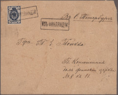 Russia - Ships Mail: 1904, 7 K Tied By Framed "From FINLAND" To Cover Addressed - Andere & Zonder Classificatie