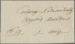 Serbia -  Pre Adhesives  / Stampless Covers: 1840, Sanitary Cordon (Quarantine S - ...-1845 Voorlopers