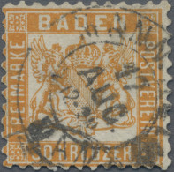 Baden - Marken Und Briefe: 1862, 30 Kr Gelborange, Allseits Vollständig Gezähnte - Otros & Sin Clasificación
