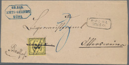 Baden - Landpostmarken: 1862, 3 Kr. Schwarz Auf Gelb, Dünnes Papier, Farbfrisch - Otros & Sin Clasificación