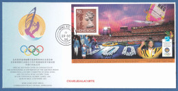 HONG KONG 1996  OLYMPIC ACHIEVMENTS  M.S.  S.G. MS 842  F.D.C. - FDC
