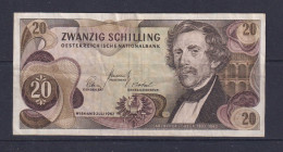 AUSTRIA - 1967 20 Schilling Circulated Banknote - Oesterreich