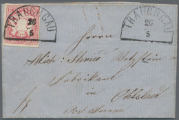 Bayern - Marken Und Briefe: 1867, 3 Kr. Hellrötlichkarmin, Einzelfrankatur Auf K - Other & Unclassified