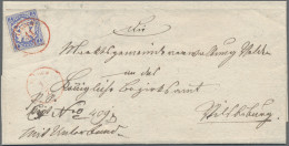 Bayern - Marken Und Briefe: 1868, 7 Kr Ultramarin Mit Plattenfehler "weißer Flec - Sonstige & Ohne Zuordnung