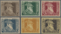 Bayern - Marken Und Briefe: 1911, Luitpold, Type I, 1 M. Bis 20 M. Kpl., Postfri - Other & Unclassified
