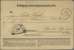 Bayern - Feldpost: 1870, "K.B.FELDPOST RELAIS III. 30/9", Halbkreisstempel Auf F - Andere & Zonder Classificatie